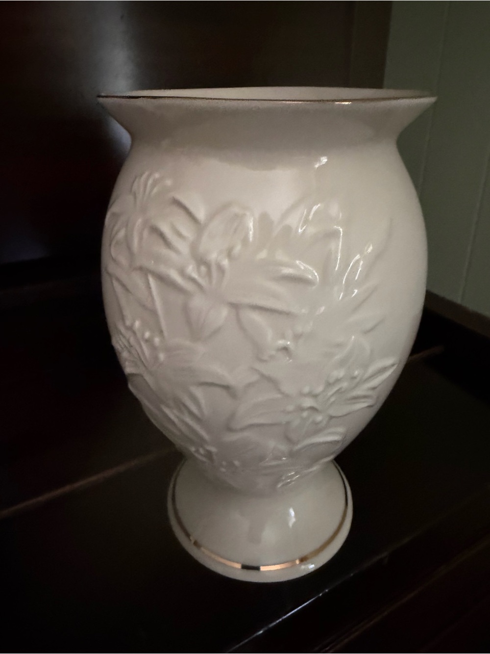 Lenox tiger lily vase